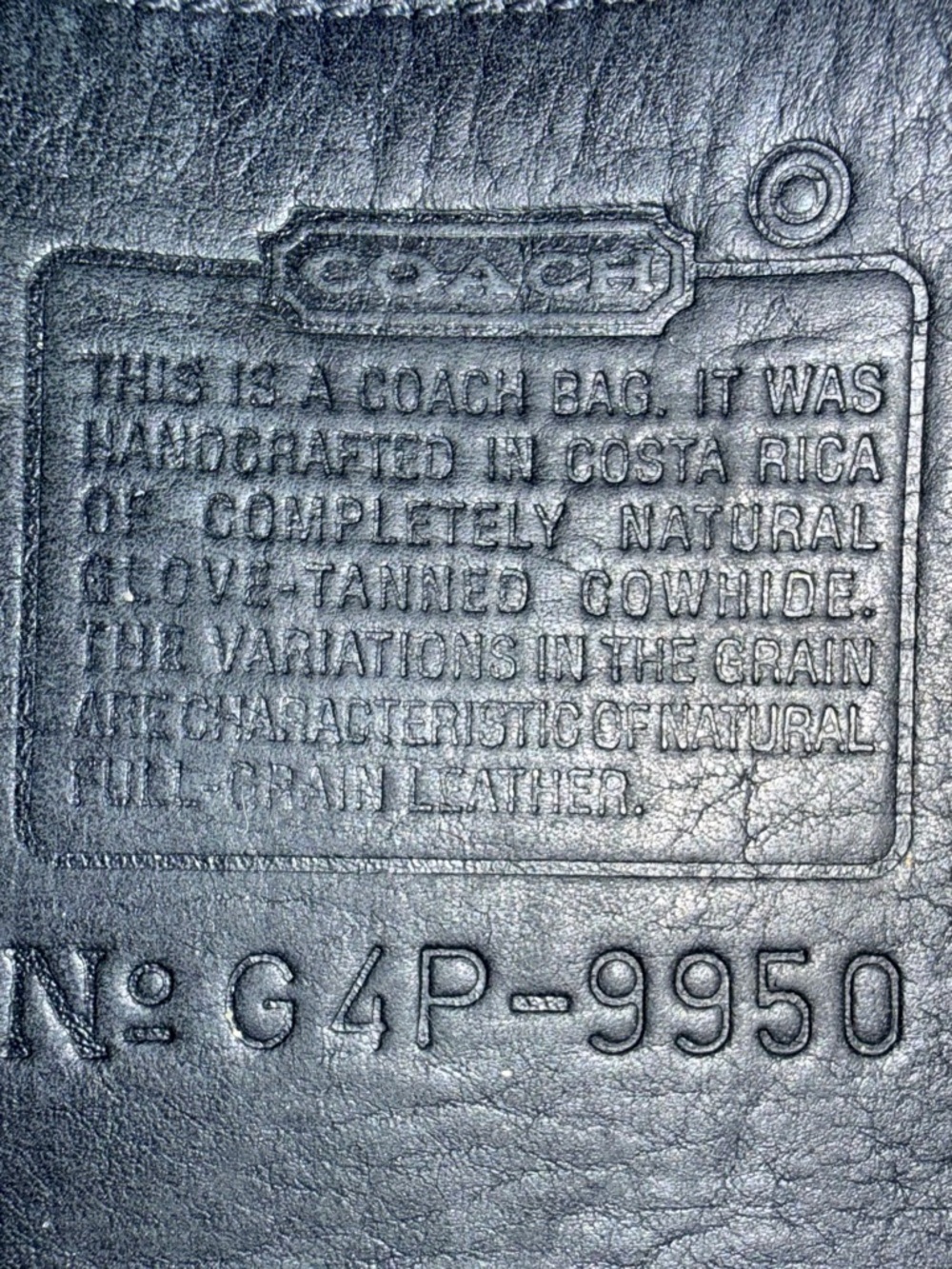 Coach Black Leather Crossbody Bag - Picture 6 of 7